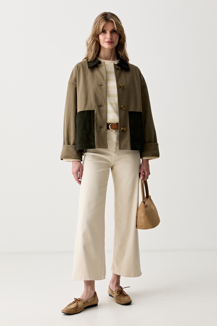 Tommy Hilfiger Τζιν wide leg Γυναικεία WW0WW49949 μπεζ AW26