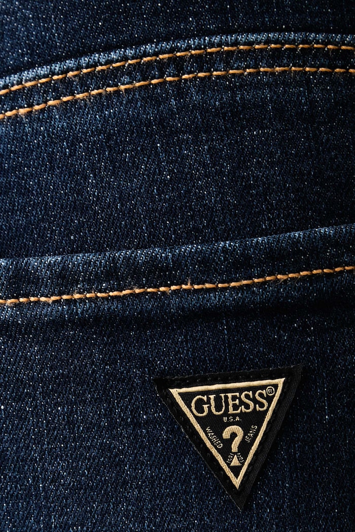Jeansy skinny damskie SHAPE UP Guess W6YA34.D1593 granatowy