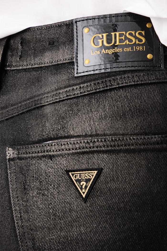 Дънки skinny дамски 1981 SKINNY Guess W6BA46.D2586 черен