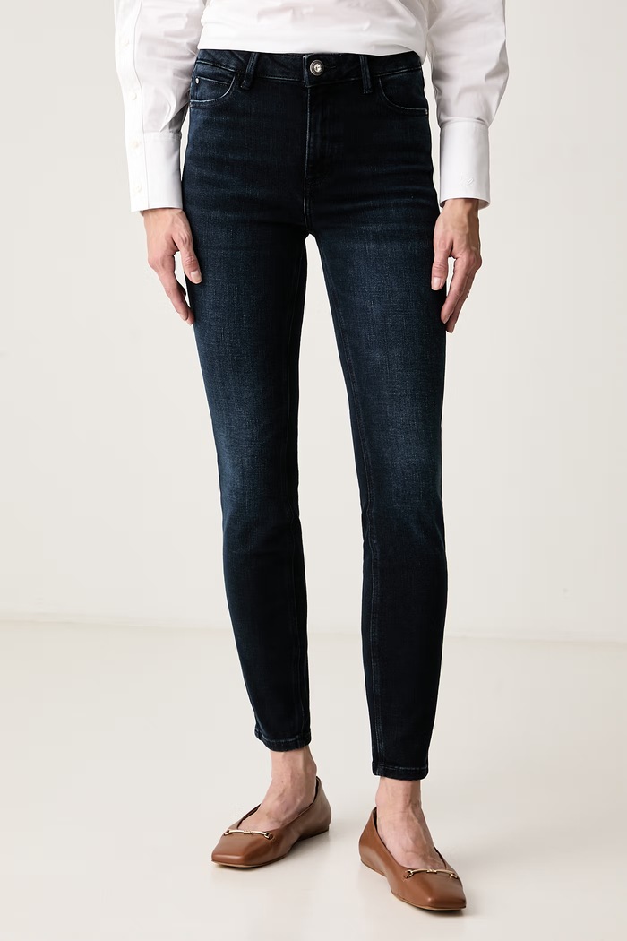 Guess Дънки skinny дамски 1981 SKINNY тъмносин W6BA46.D2077