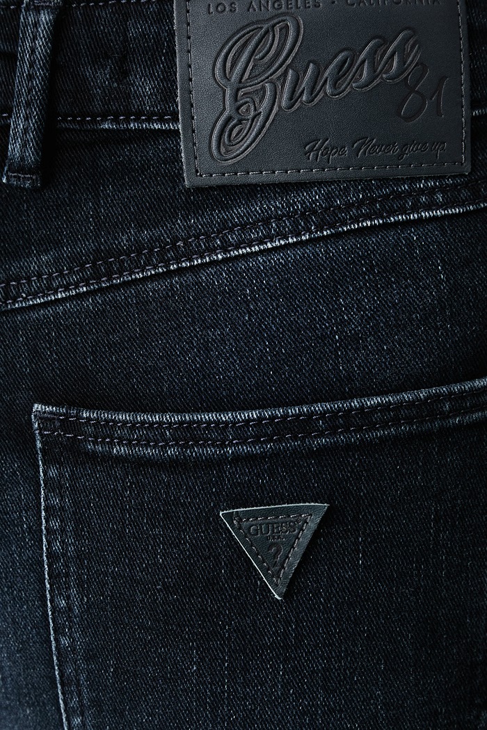 Дънки skinny дамски 1981 SKINNY Guess W6BA46.D2077 тъмносин
