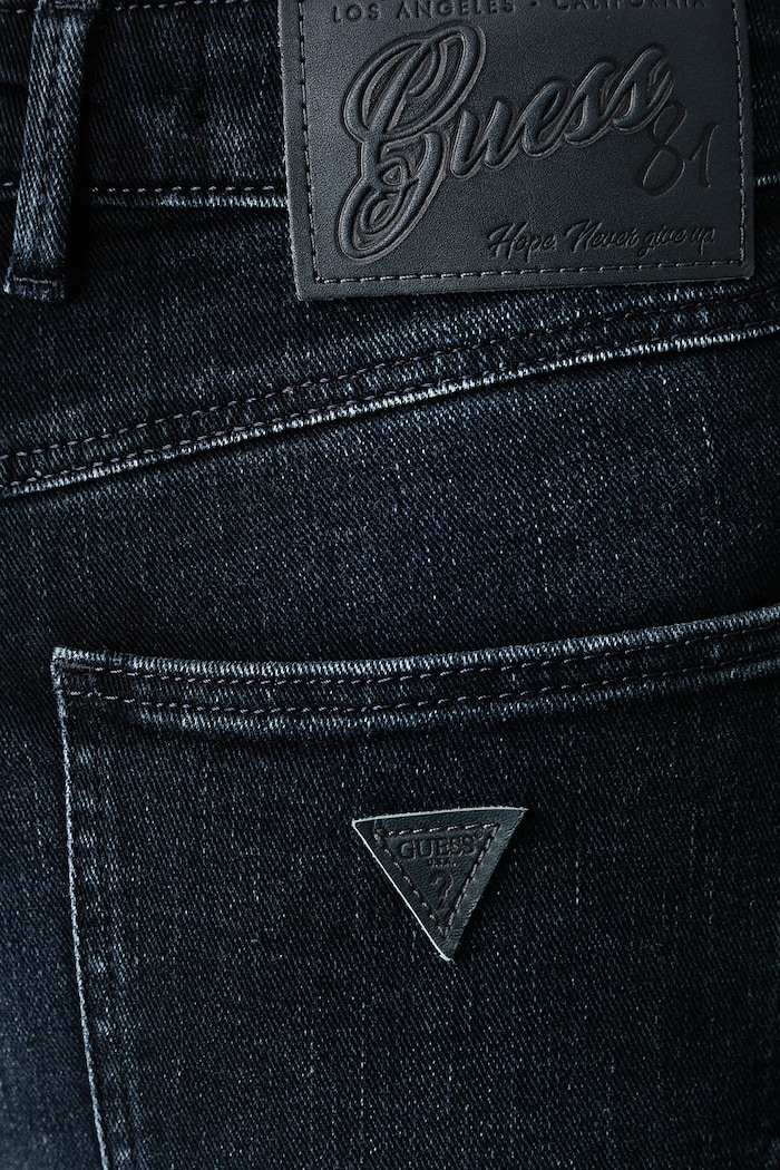 Дънки skinny дамски 1981 SKINNY Guess W6BA46.D2077 тъмносин
