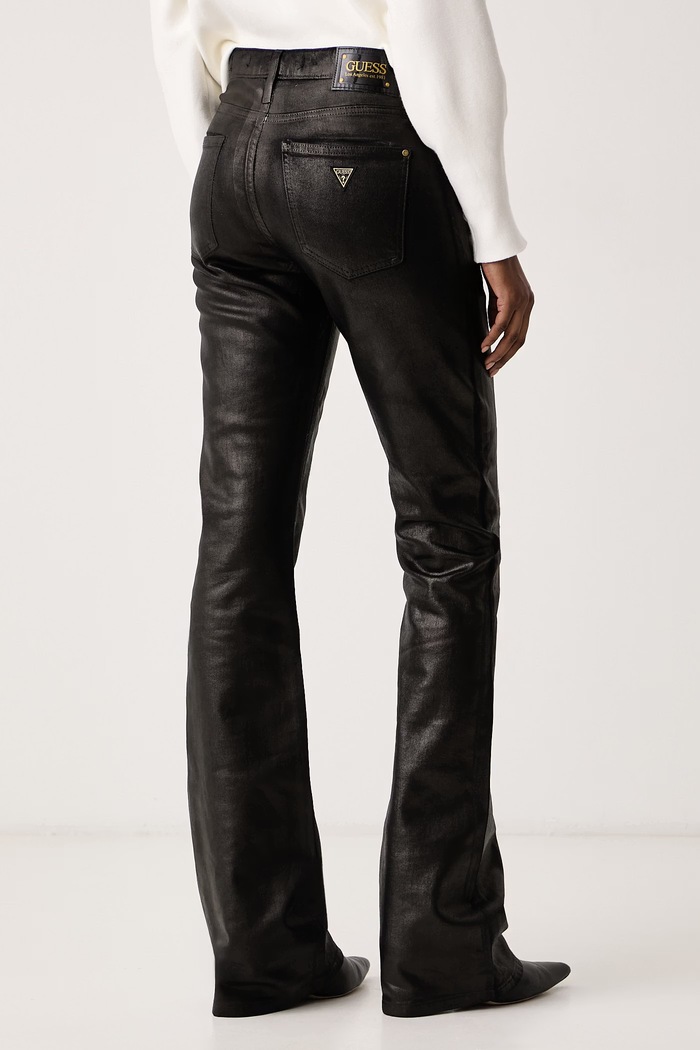 Odzież Guess Jeansy flare damskie SEXY FLARE W6BA0L.D2083 czarny