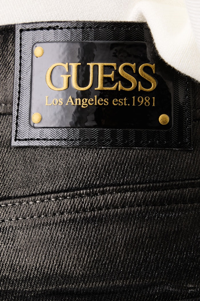 Jeansy flare damskie SEXY FLARE Guess W6BA0L.D2083 czarny