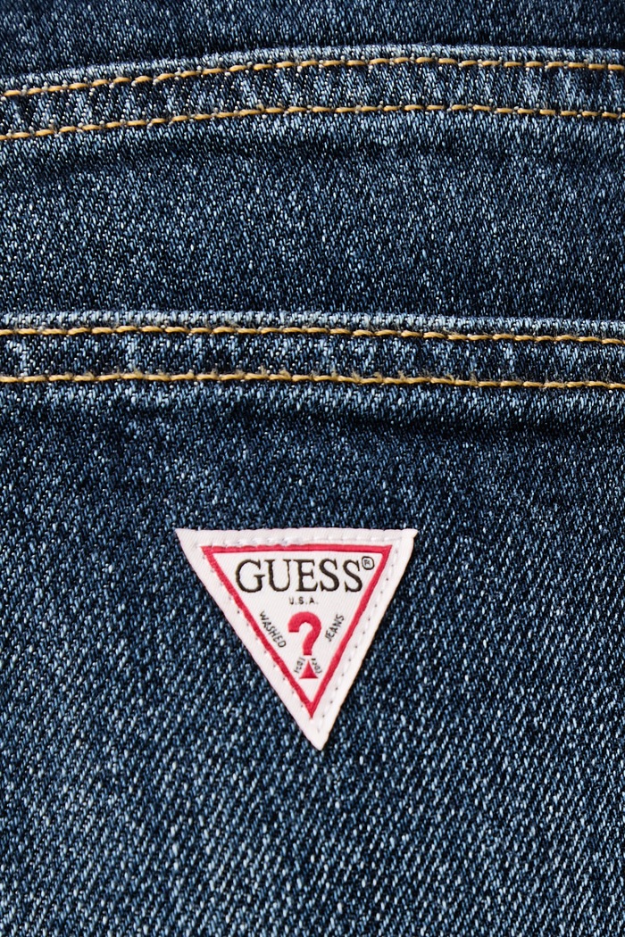 Jeansy flare damskie BEVERLY Guess W6BAJ7.D2097 niebieski