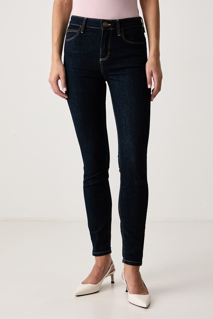 Guess Skinny traperice za žene x MARILYN MONROE mornarsko plava W6BAJS.D2305