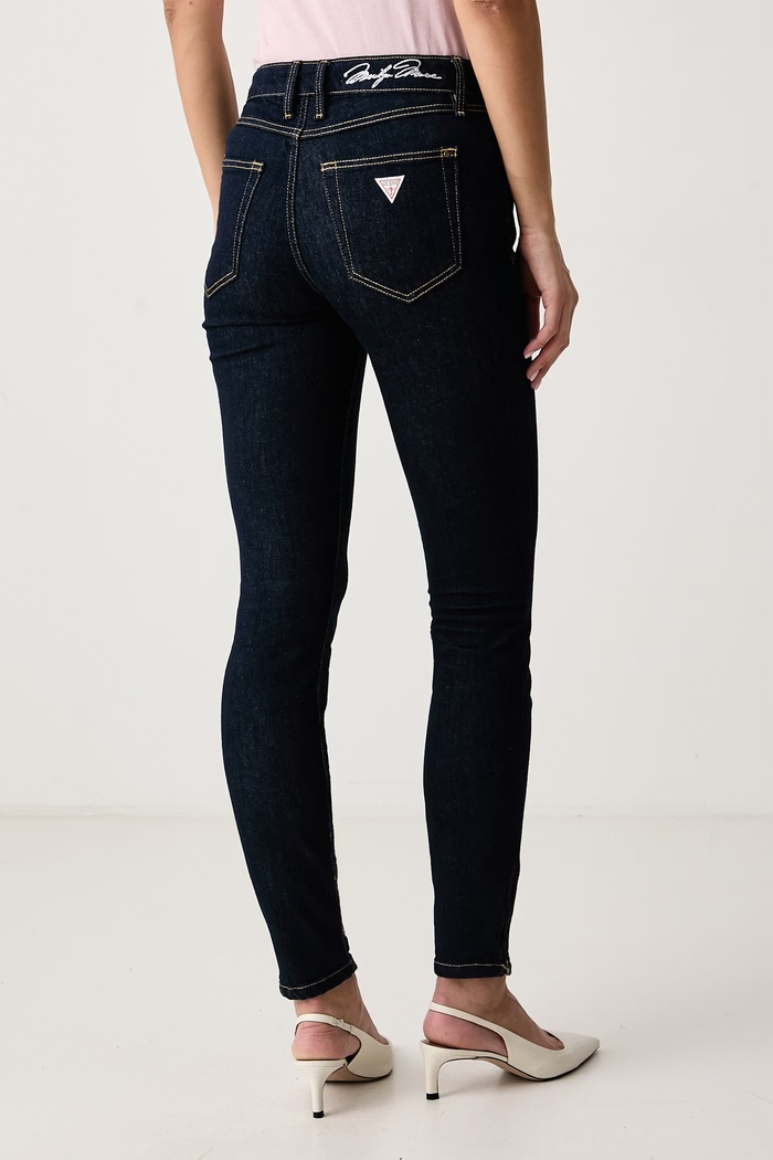 Odjeća Guess Skinny traperice za žene x MARILYN MONROE W6BAJS.D2305 mornarsko plava