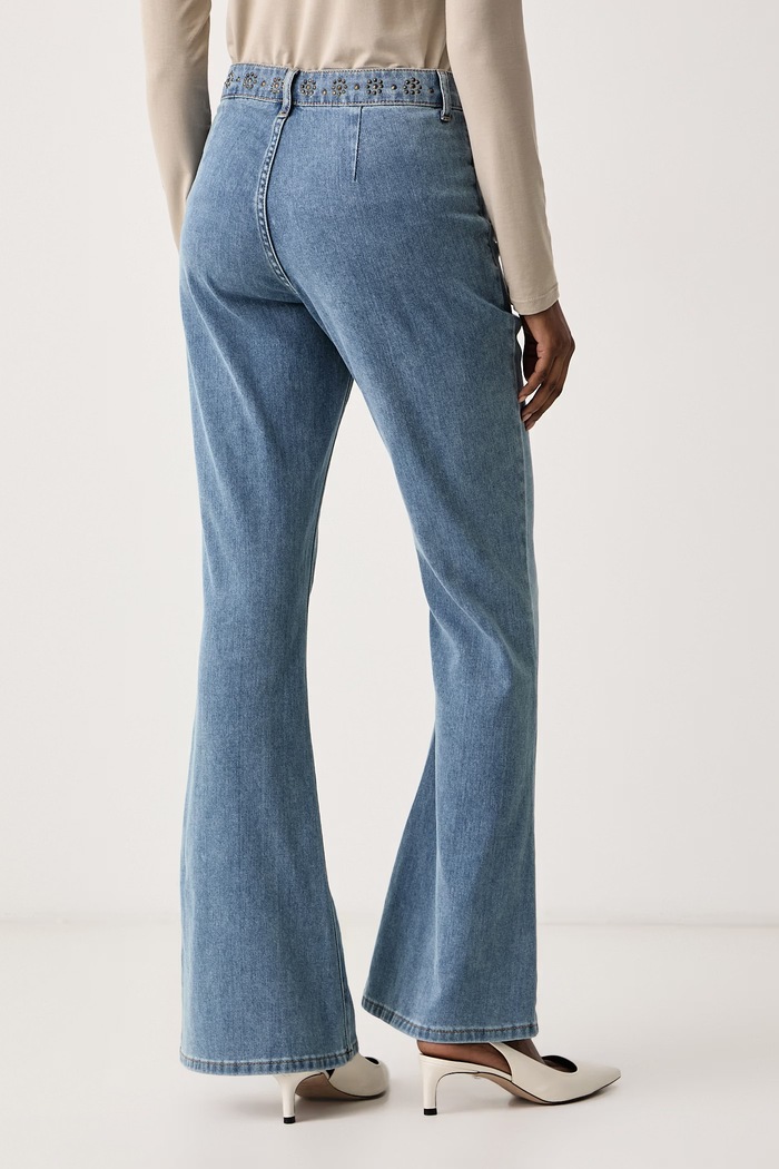 Odzież Guess Damskie BELLE W6BAIQ.D2324 niebieski