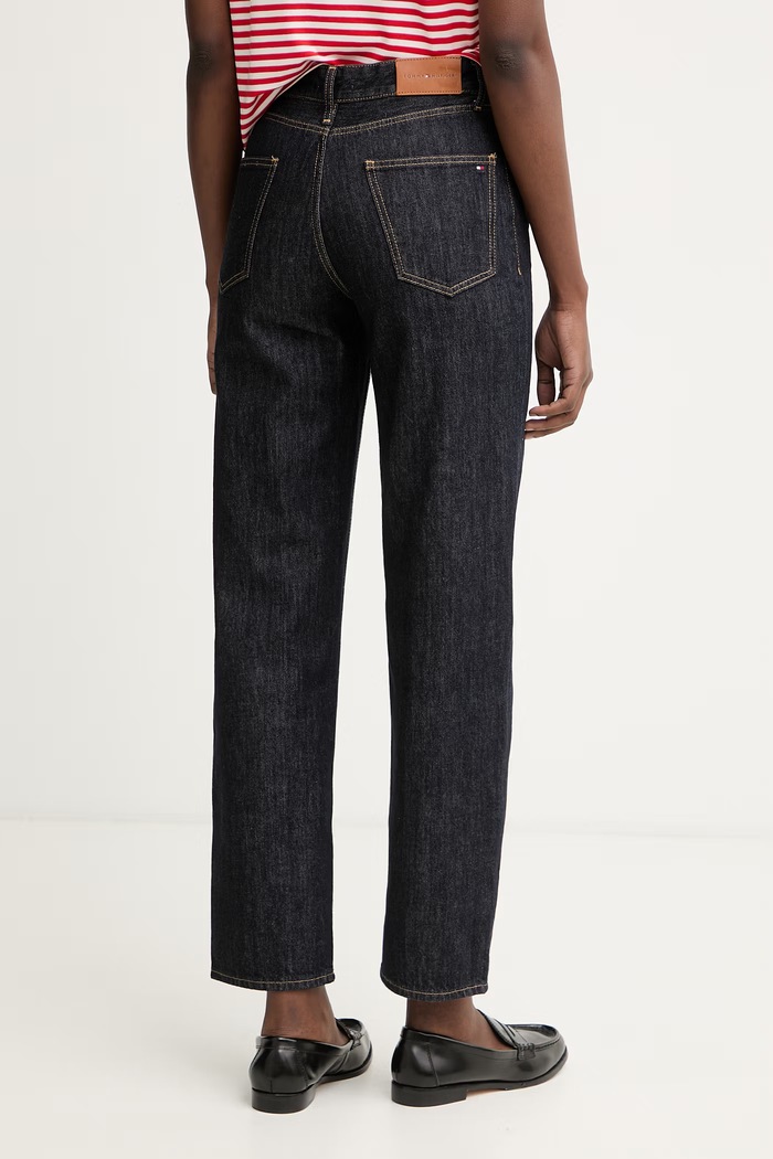 Ruházat Tommy Hilfiger női tapered farmer WW0WW50966 sötétkék