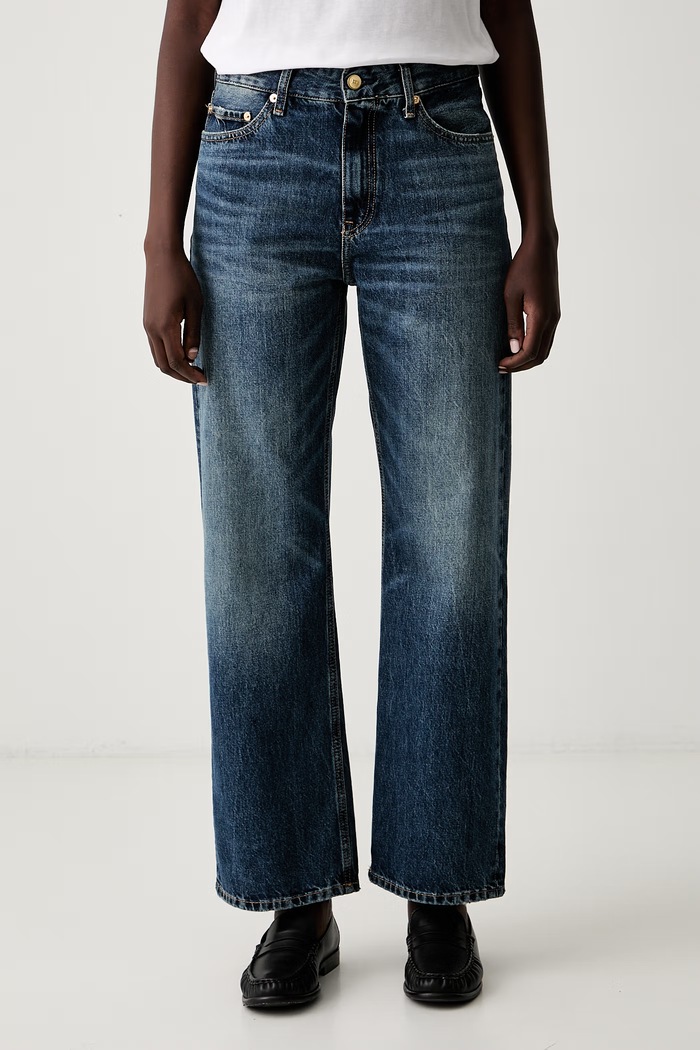 Tommy Hilfiger rifle straight dámske tmavomodrá WW0WW50963