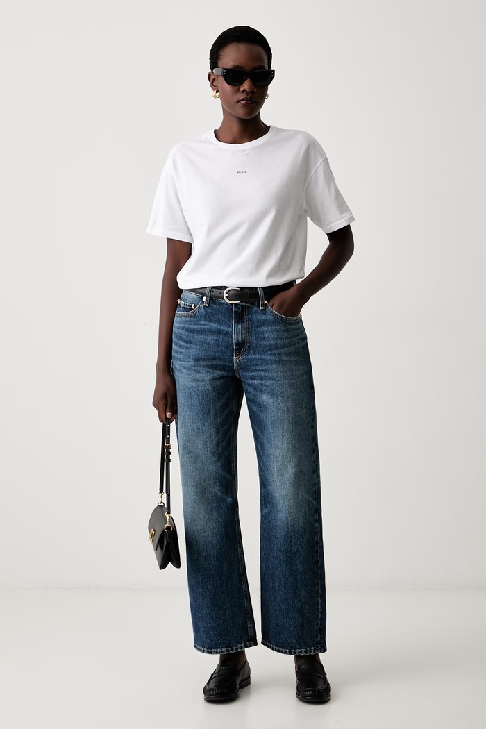 Tommy Hilfiger rifle straight dámske WW0WW50963 tmavomodrá AW26