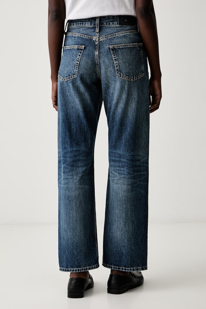 Oblečenie Tommy Hilfiger rifle straight dámske WW0WW50963 tmavomodrá