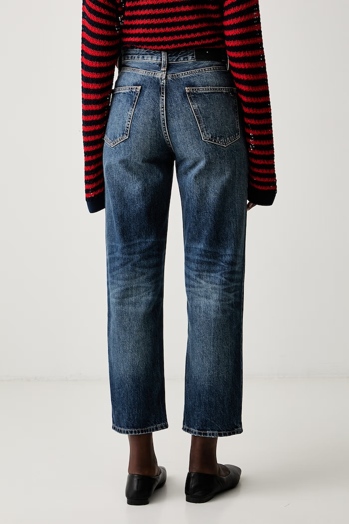 Oblečenie Tommy Hilfiger rifle regularné dámske WW0WW49960 tmavomodrá