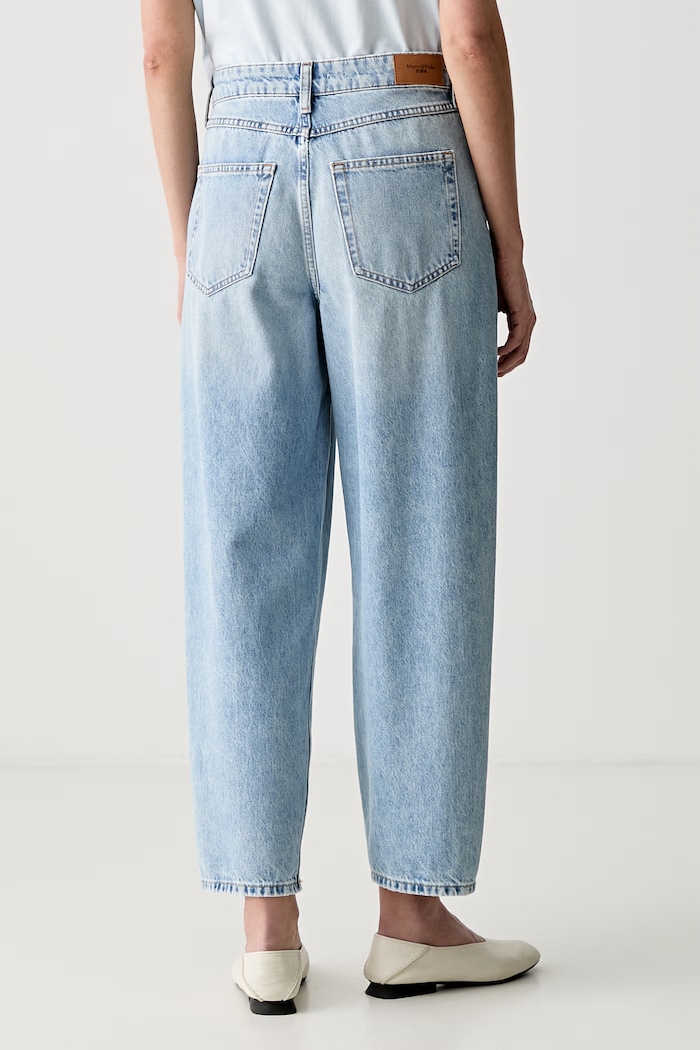 Odzież Marc O'Polo jeansy barrel damskie 5000009774 niebieski