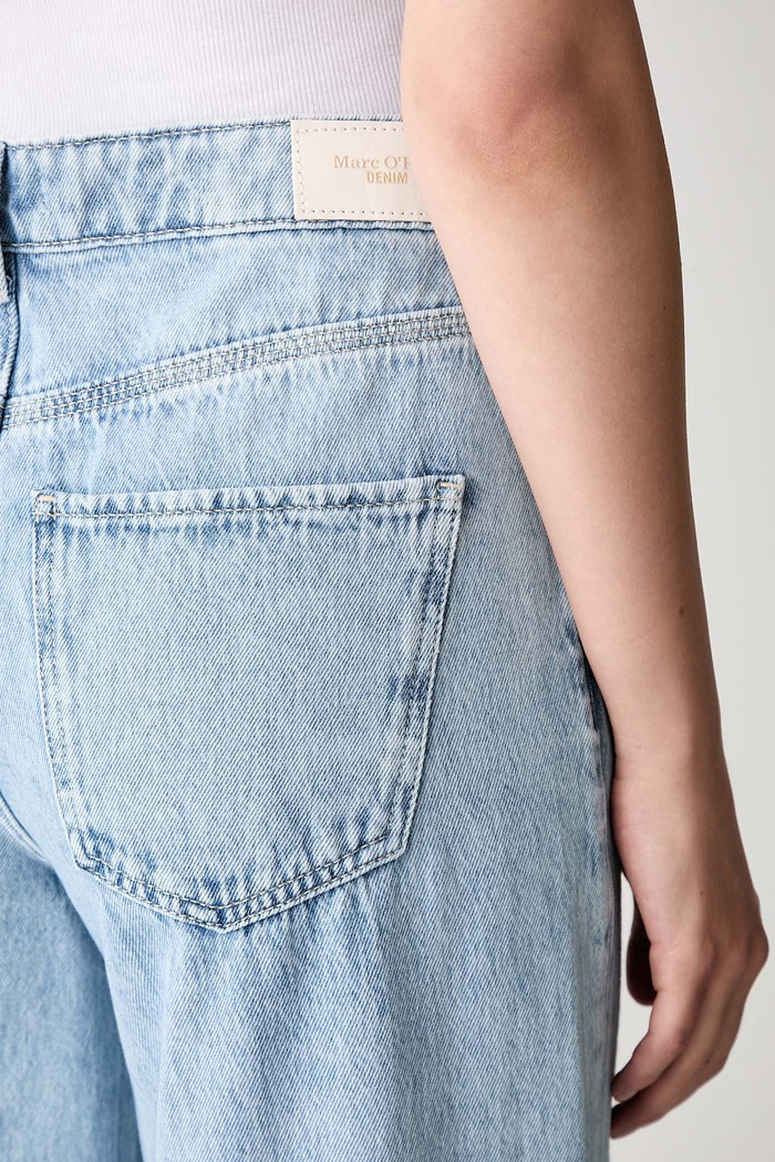 Marc O'Polo jeansy wide leg damskie niebieski 5000009759
