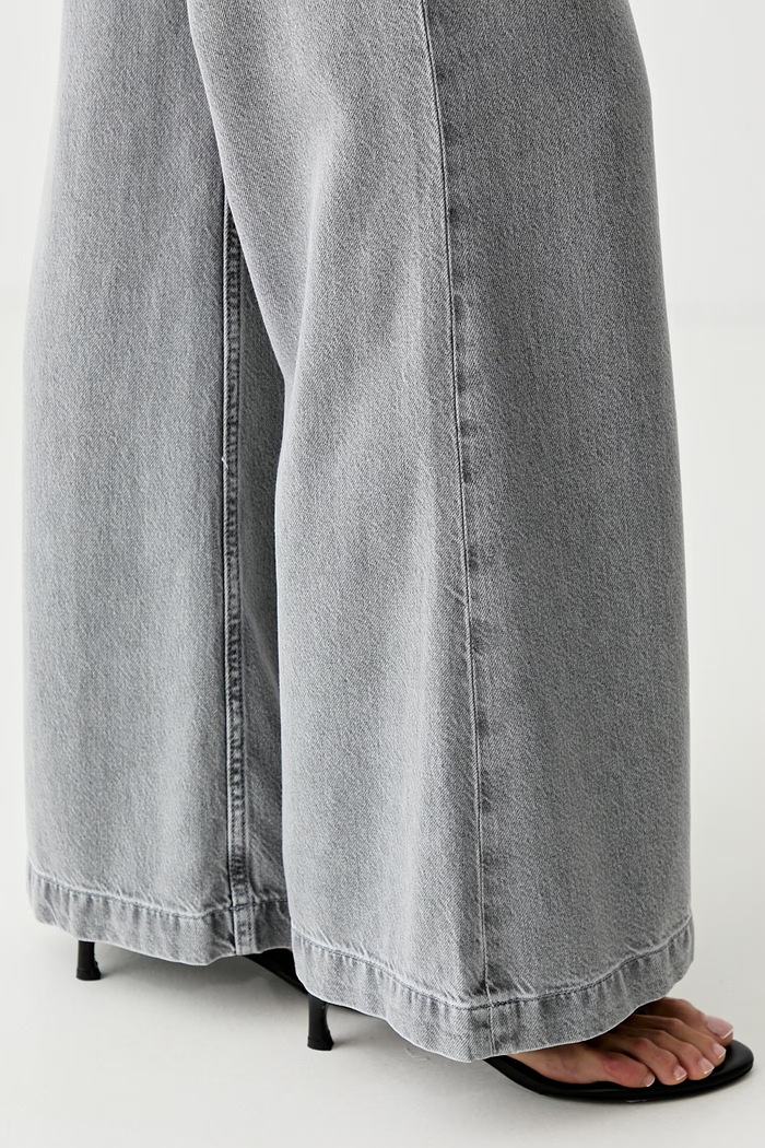 Jeansy flare damskie Marc O'Polo 5000014445 szary