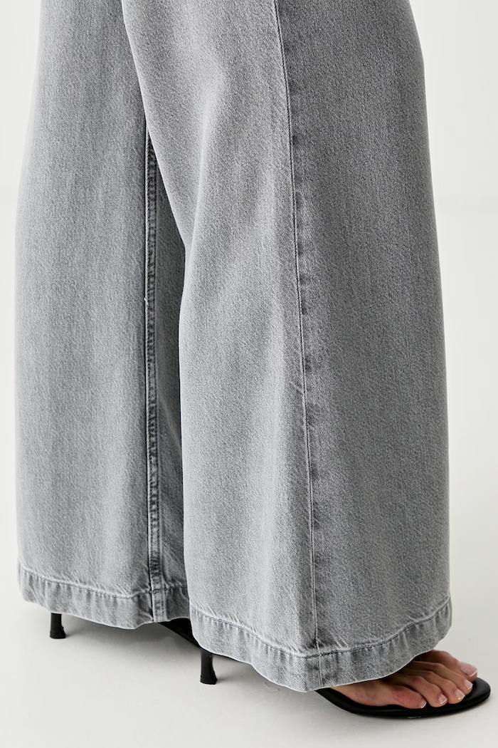 Jeansy flare damskie Marc O'Polo 5000014445 szary