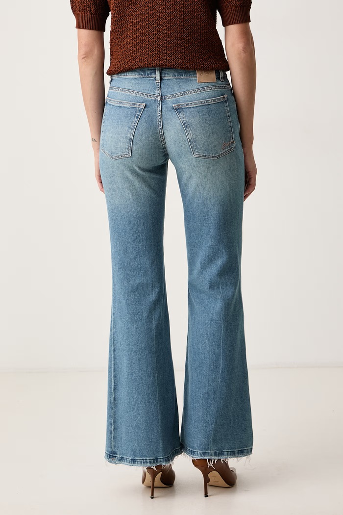 Одяг BOSS Orange Джинси bootcut жіночі C_GLORIA LR 50564405 блакитний
