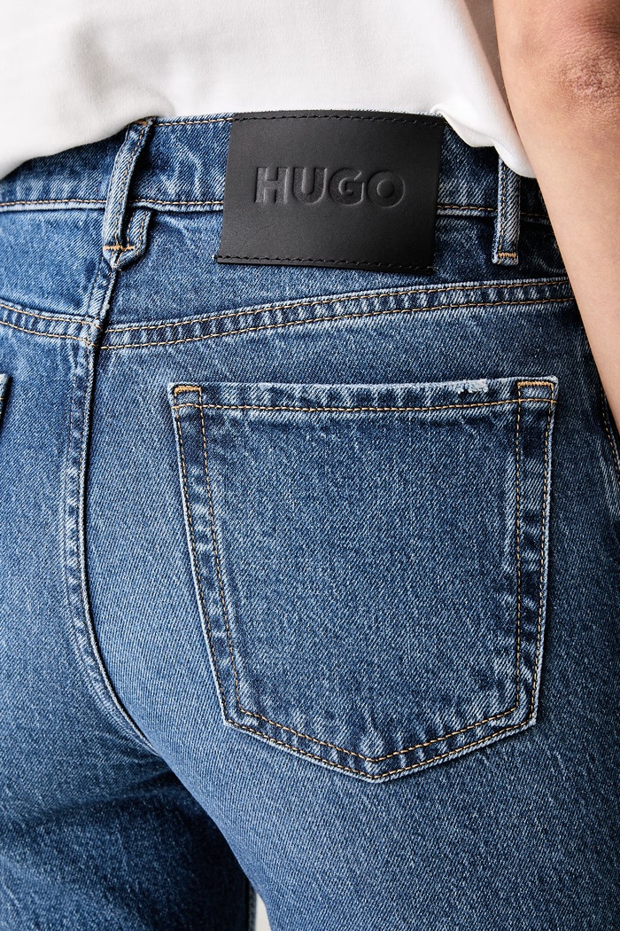 HUGO flare kavbojke ženske Geflare_2 modra 50566178