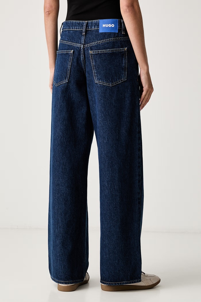 Oblačila HUGO Blue loose kavbojke ženske Gamala_B 50573178 modra
