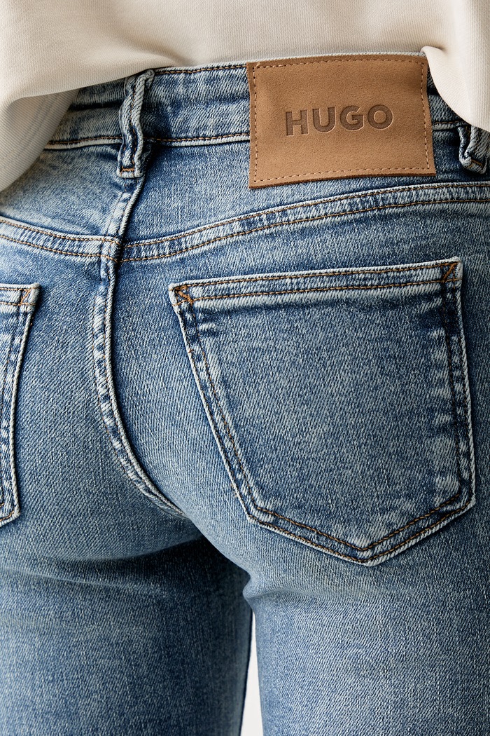 HUGO Blue blugi flared pentru femei Gelissa_1_B albastru 50568888