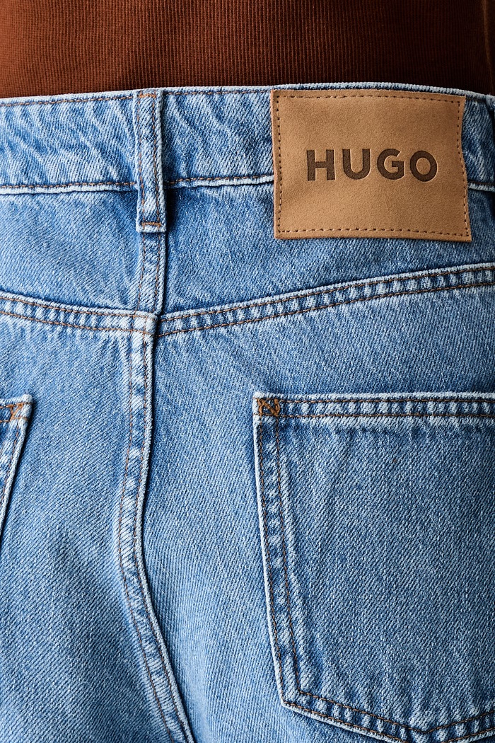 HUGO Blue джинсы loose для женщин Leni_S_B голубой 50566130