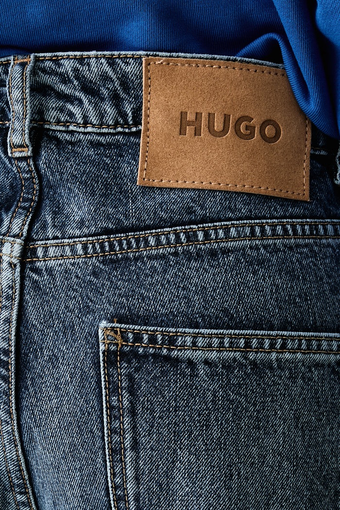 Дънки свободни дамски Leni_S_B HUGO Blue 50564951 син