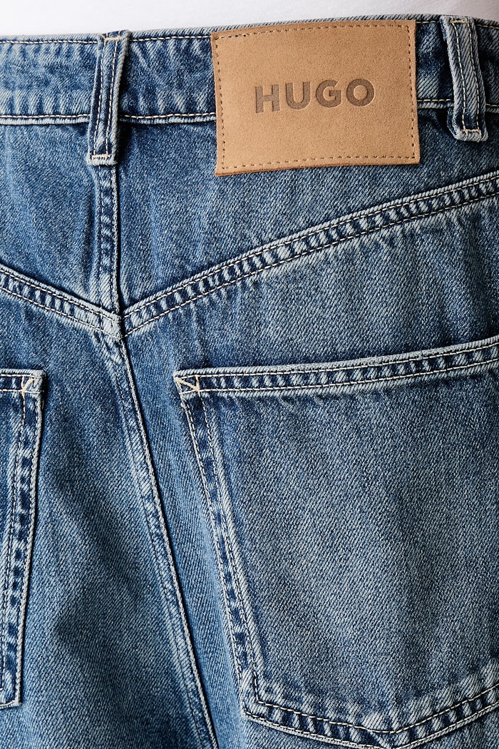 HUGO Blue джинсы relaxed fit для женщин Glide_1_B голубой 50563705