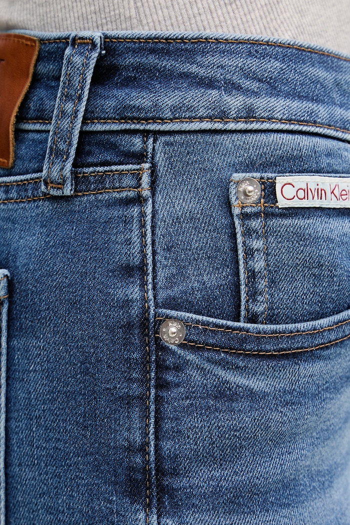 Calvin Klein Jeans rifle skinny dámske modrá LV047G922G