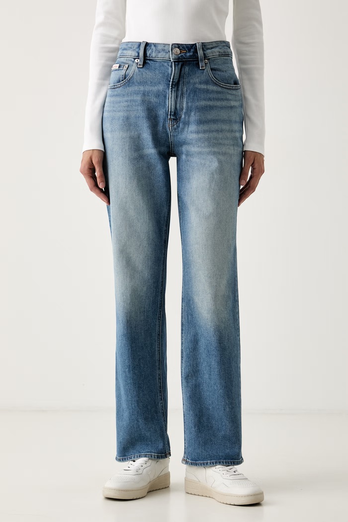 Calvin Klein Jeans ίσια γυναικεία μπλε LV047G707G