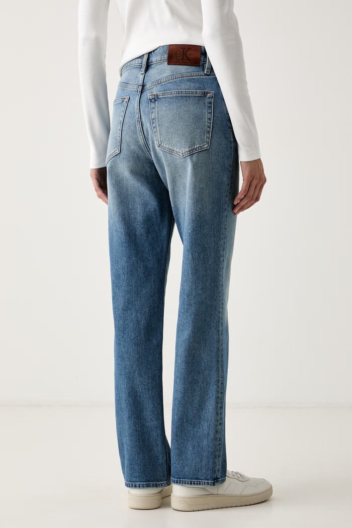 Ρούχα Calvin Klein Jeans ίσια γυναικεία LV047G707G μπλε