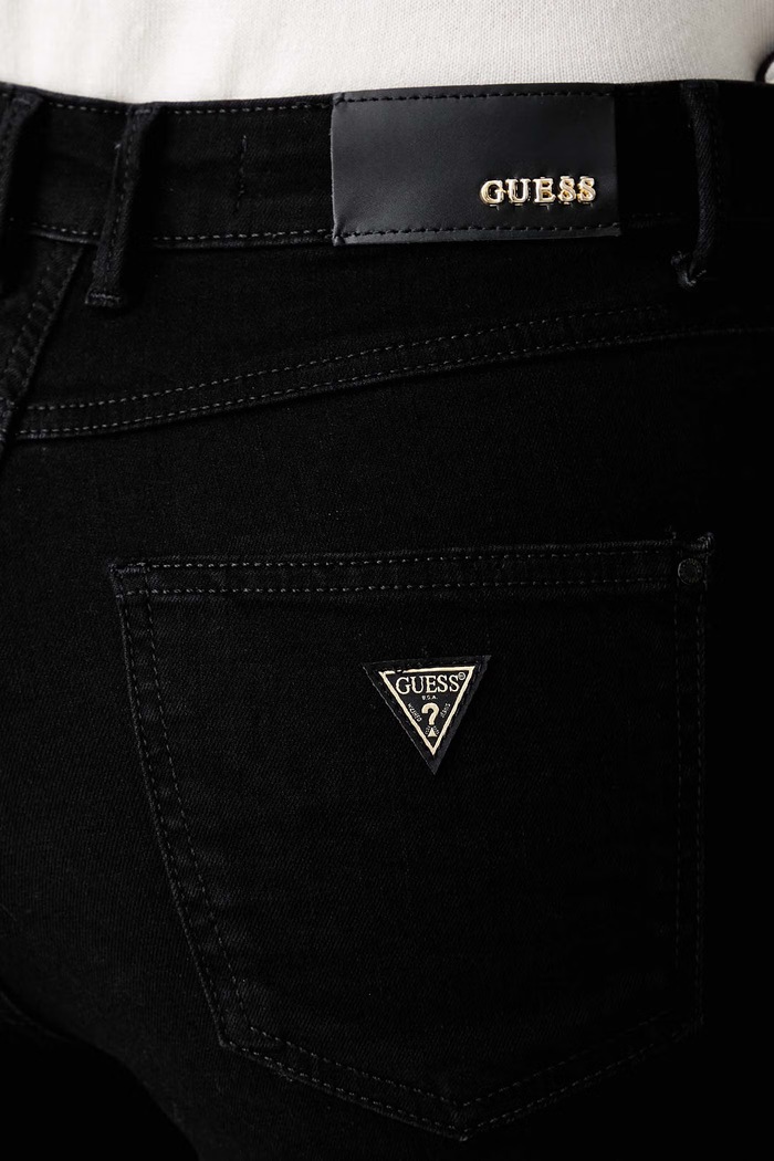 Guess skinny kavbojke ženske 1981 SKINNY črna W6YA46.D1540