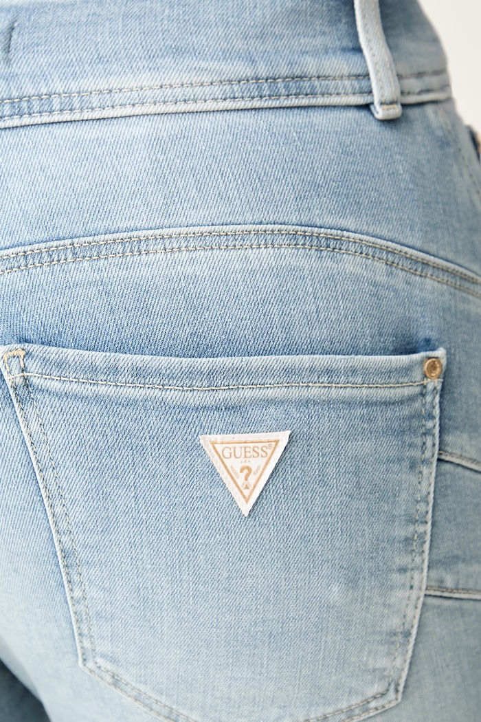 Guess skinny kavbojke ženske SHAPE UP modra W6YA34.D1592