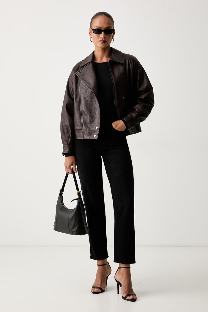 Guess tapered traperice za žene NEW MOM W6YA3J.D1544 crna AW26