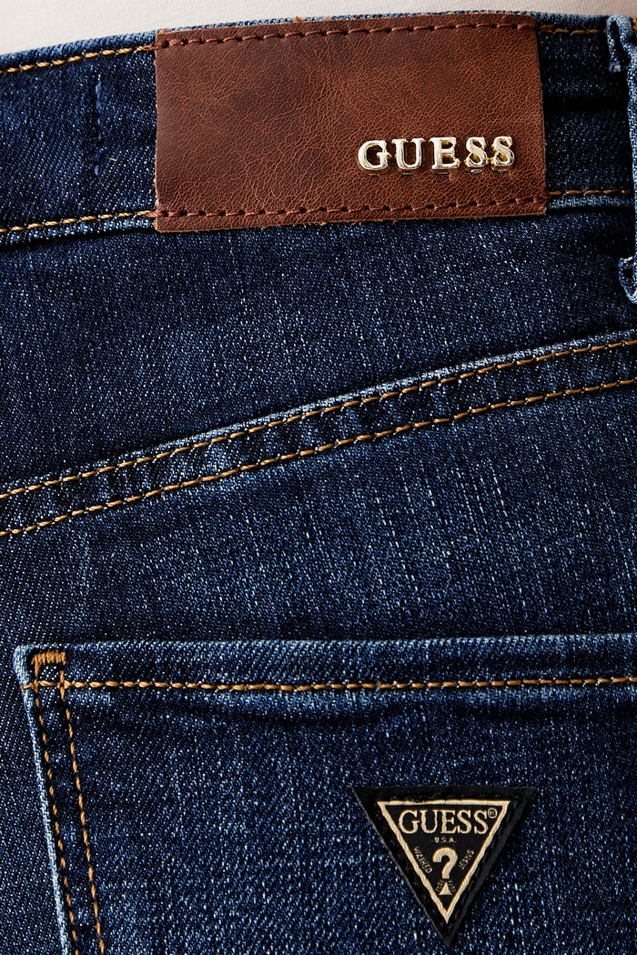 Guess rifle rovné dámske SEXY STRAIGHT tmavomodrá W6YA15.D1584