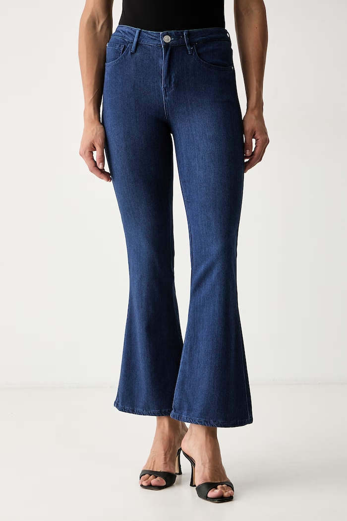 Guess flare Γυναικεία CARTER σκούρο μπλε W6YA12.D1448
