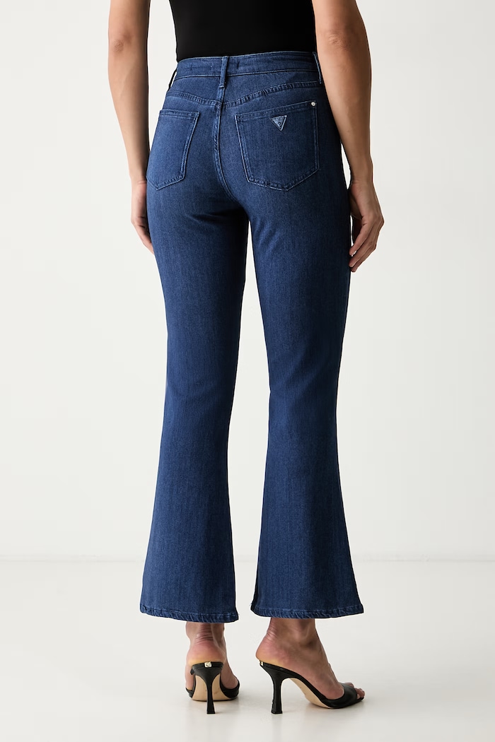 Ρούχα Guess flare Γυναικεία CARTER W6YA12.D1448 σκούρο μπλε
