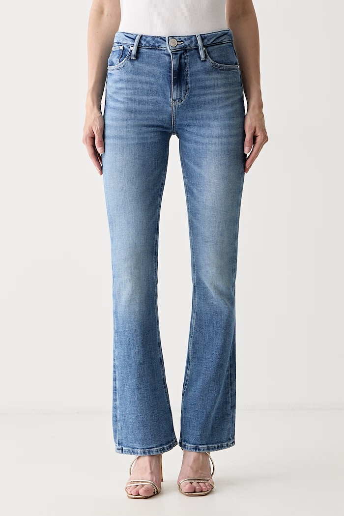 Guess дънки flare дамски SEXY FLARE син W6YA0L.D1338