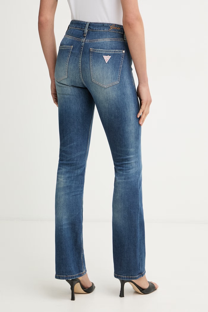 Ruházat Guess flare női SEXY FLARE W6YA0L.D1332 kék