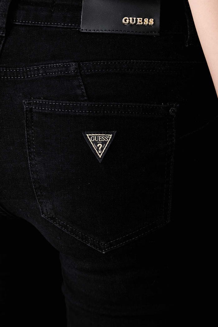 Guess skinny kavbojke ženske CURVE X črna W6YAJ2.D1585