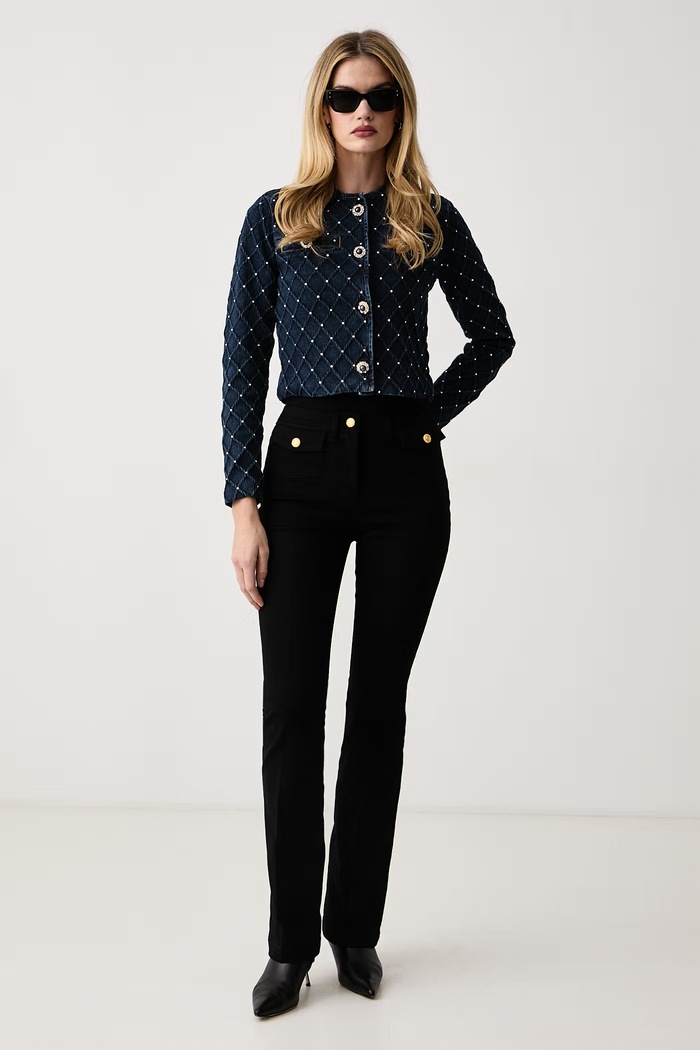 Marciano by Guess Jeansy flare damskie ALBA G6BB04.W5194 czarny AW26