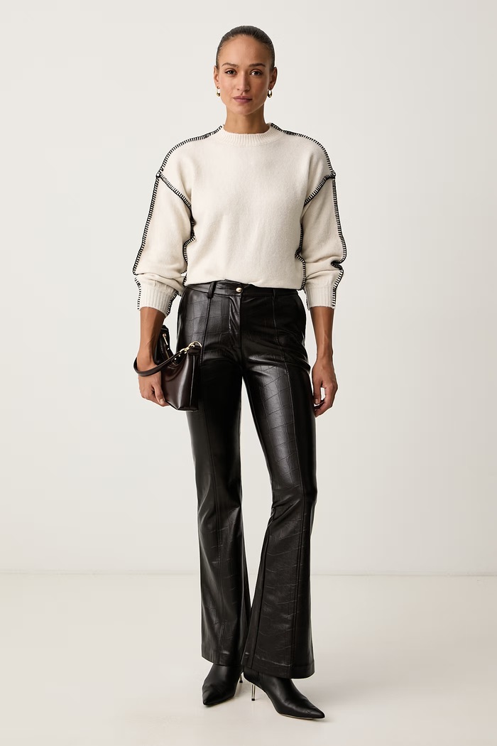 Marciano by Guess Панталон с разкроен крачол дамски ALESSANDRIA G6BB01.K6814 кафяв AW26