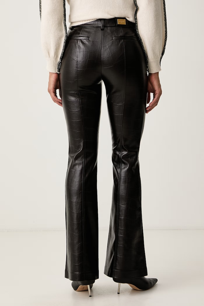Дрехи Marciano by Guess Панталон с разкроен крачол дамски ALESSANDRIA G6BB01.K6814 кафяв