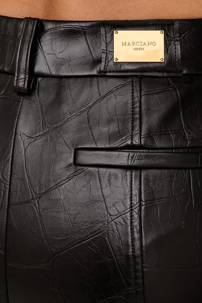 Панталон с разкроен крачол дамски ALESSANDRIA Marciano by Guess G6BB01.K6814 кафяв