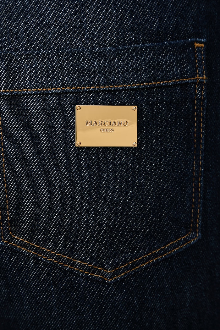 Ίσια γυναικεία τζιν FLORENZA Marciano by Guess G6BA01.D2233 σκούρο μπλε