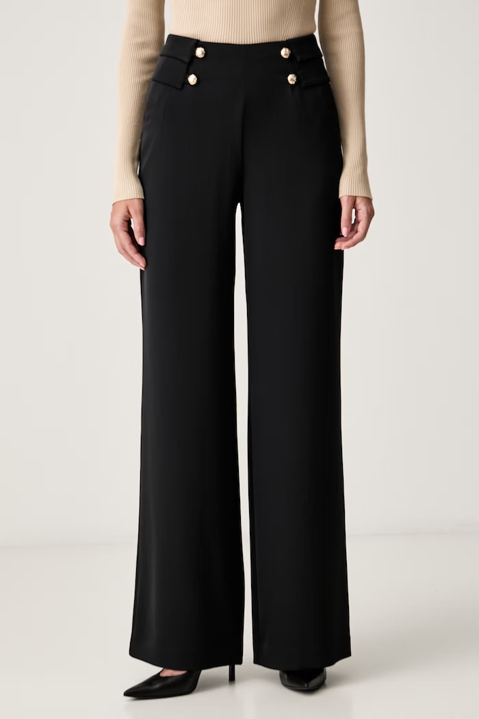 Marciano by Guess spodnie straight damskie WHITNEY czarny G6YB03.W3041