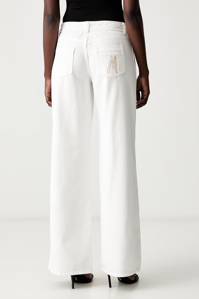 Одяг Marciano by Guess джинси wide leg жіночі LAURA G6YA07.D1778 бежевий