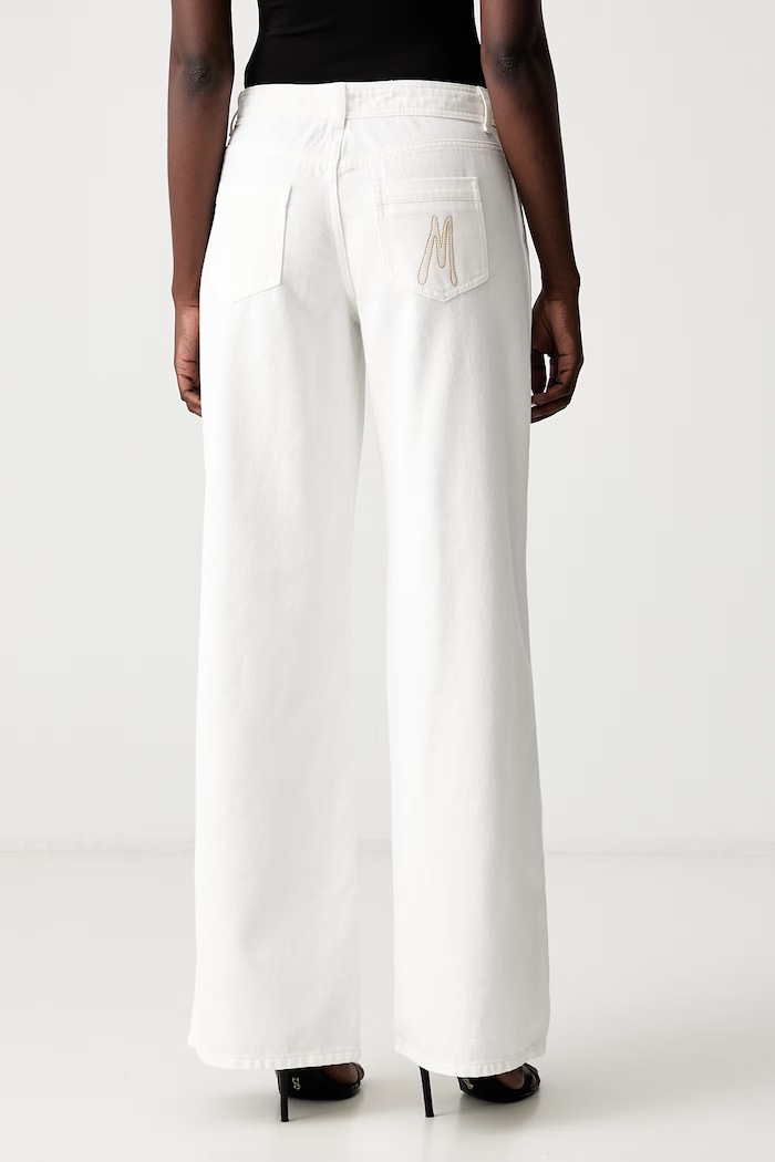 Одяг Marciano by Guess джинси wide leg жіночі LAURA G6YA07.D1778 бежевий