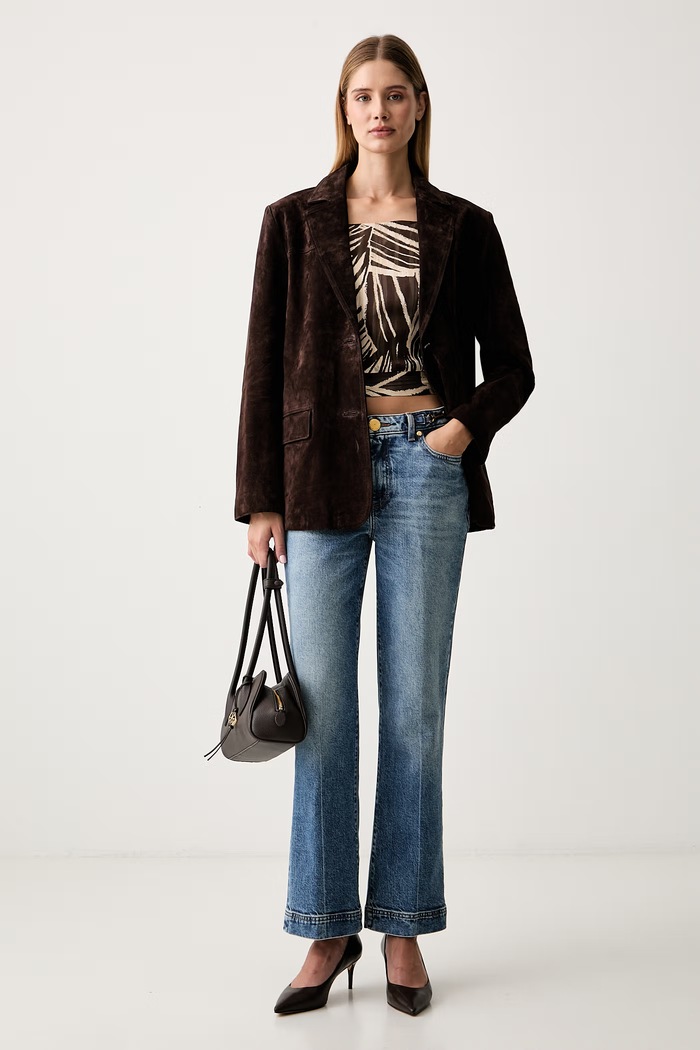 Marciano by Guess jeansy straight damskie VICTORY G6YA03.D1462 niebieski AW26