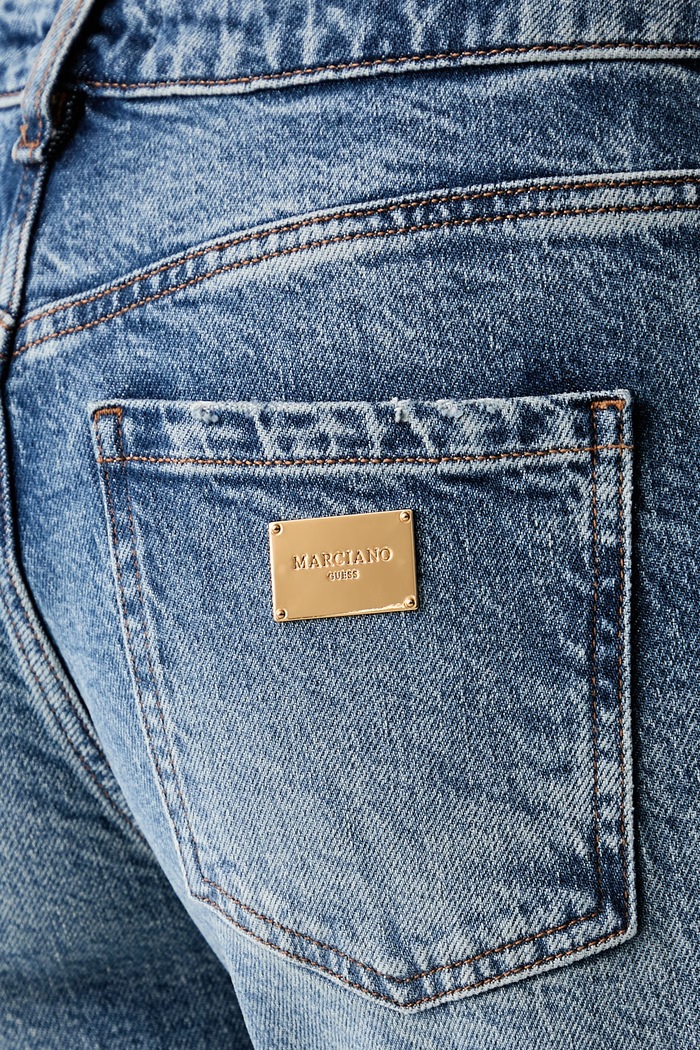 Marciano by Guess jeansy straight damskie VICTORY G6YA03.D1462 niebieski